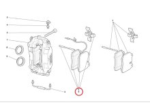 他の写真1: フロントブレーキパッドセット（360用）/2個セット