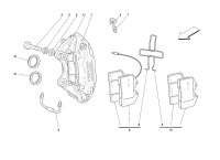 001 （左）フロント・キャリパー・ユニット・パッド付（キャリパー・ブレンボ（BREMBO））/355（2.7 Motronic）