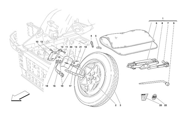 画像1: 002 スペア・ホイール・リム ３”1/4Bx18”/355（2.7 Motronic）