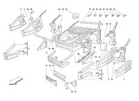 002 コンプリート・フロント・サイド・フレーム（右）/360 チャレンジ　ストラダーレ