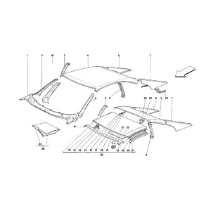 画像: 001 テール・ウィンドシールド・トリム/348（2.7 Motronic）