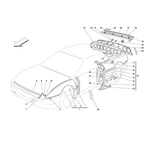 画像: 001 コンプリート・（左）フロント・フェンダー/355（2.7 Motronic）