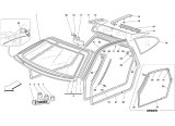 画像: 001 ウィンドスクリーン・ガラス/355（5.2 Motronic）