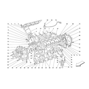 画像: 000 コンプリート・クランクケース/355（5.2 Motronic）