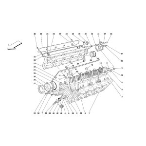 画像: 000 コンプリート・（右）シリンダー・ヘッド/355（5.2 Motronic）