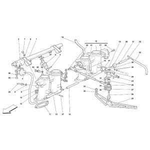 画像: 001 （右）＆（左）インジェクター・レール・F355（チューブ・インジェクター用含む）/355（5.2 Motronic）