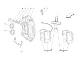 画像: 001 （左）フロント・キャリパー・ユニット・パッド付（キャリパー・ブレンボ（BREMBO)）/355（5.2 Motronic）